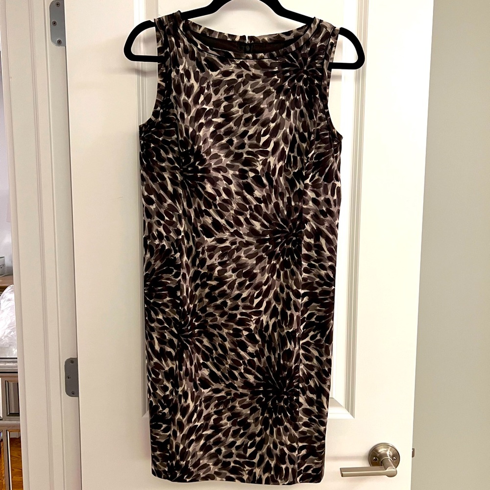 Ann Taylor black & white water color shift dress- size 4p. Brand new with tags.